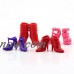 Colorful Assorted Shoes Different Styles Fashion 12 pairs Cute For Barbie Doll   